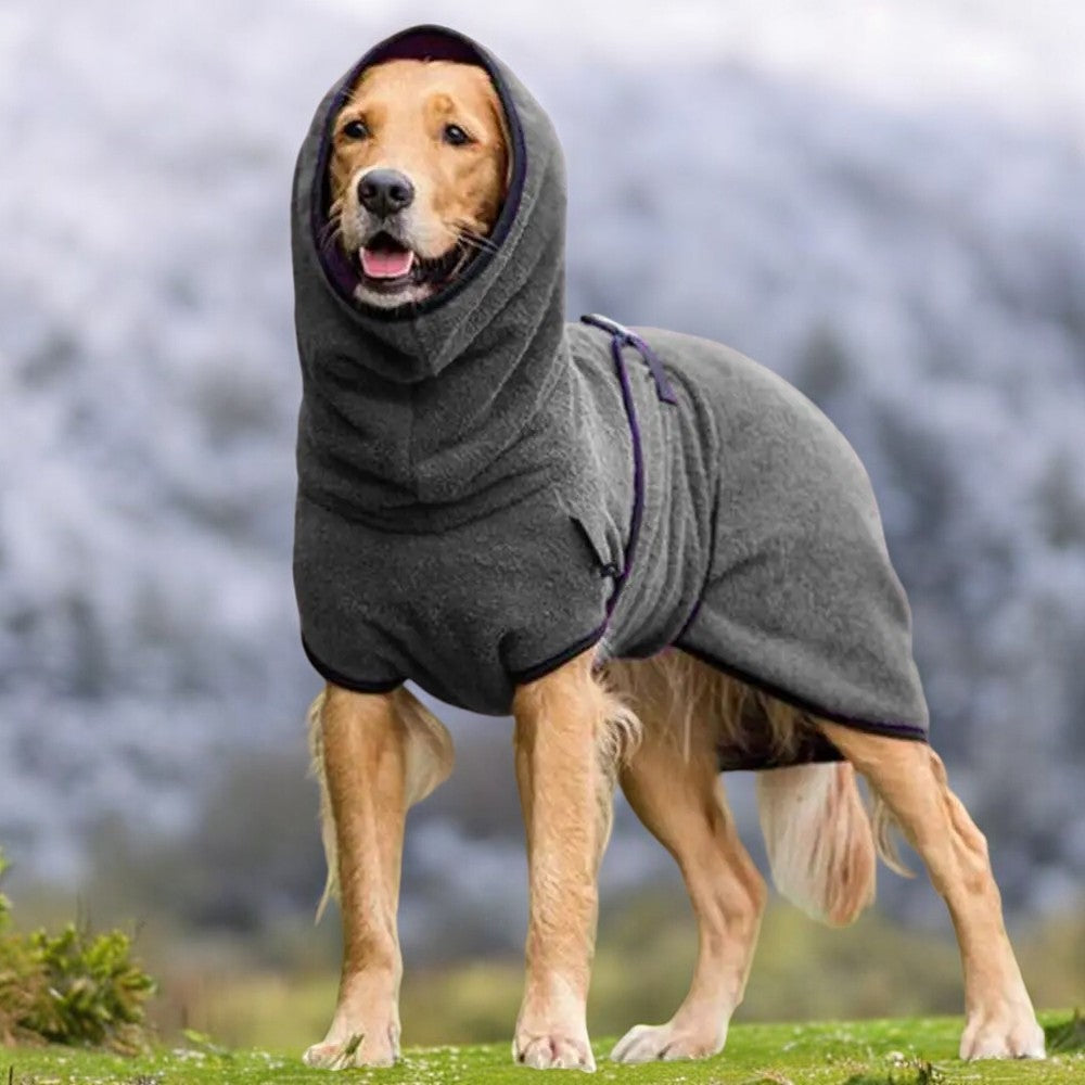 Soft Hooded Dog Fleece