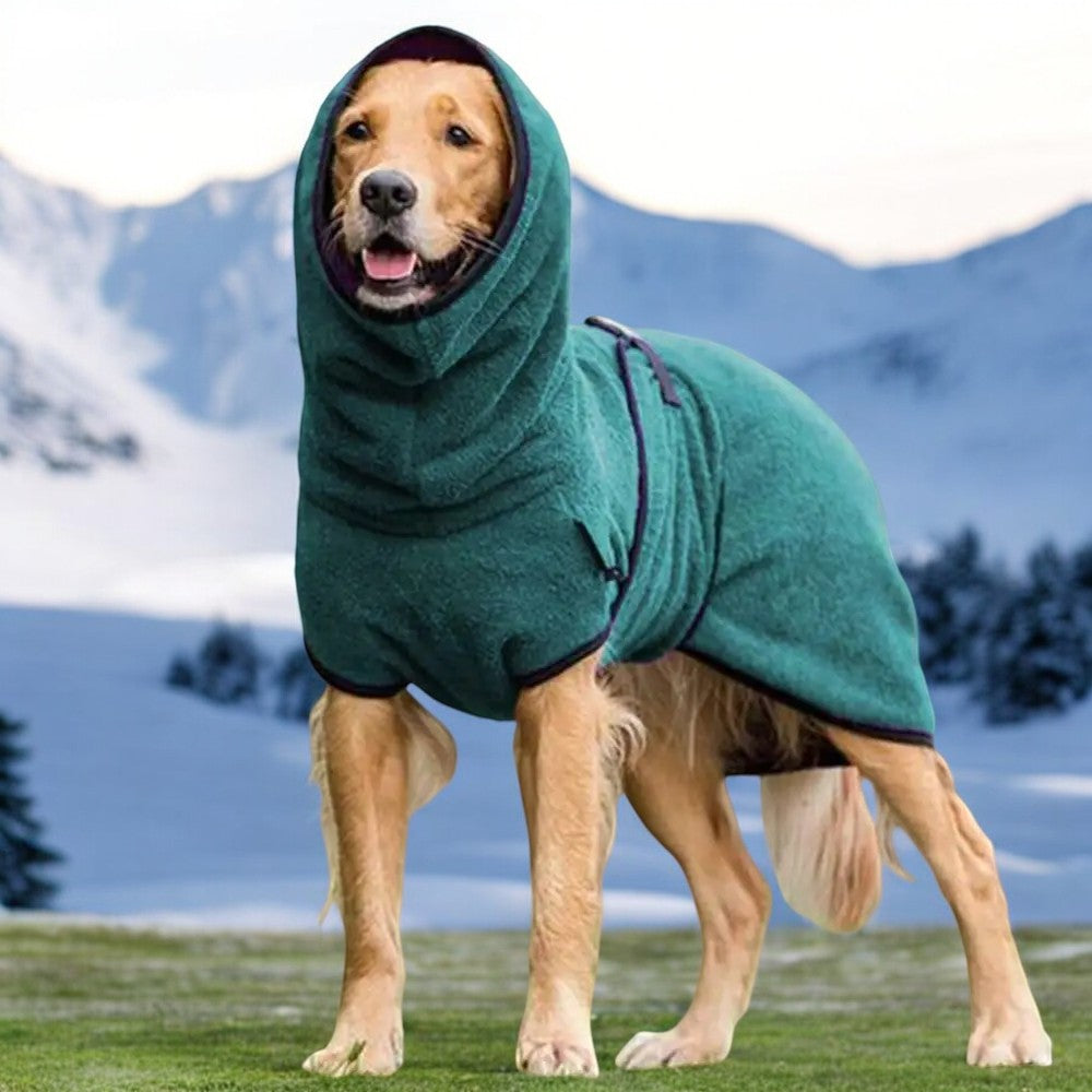 Soft Hooded Dog Fleece