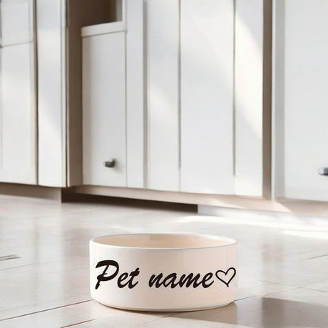 Custom Ceramic Name Dog Bowl - Ministry of Canines